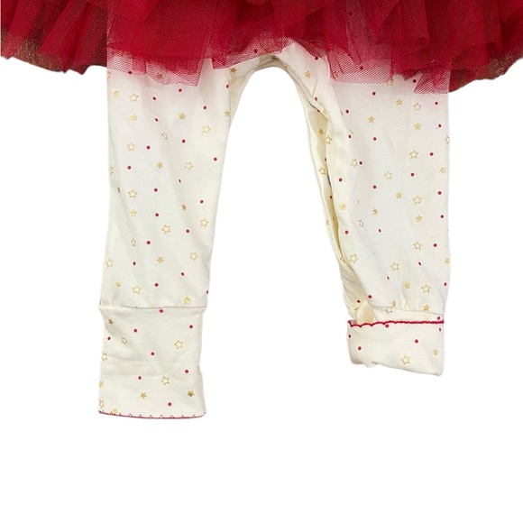 Baby Christmas Outfit with Red Tutu in like new condition by Mud Pie. - Picture 2 of 4